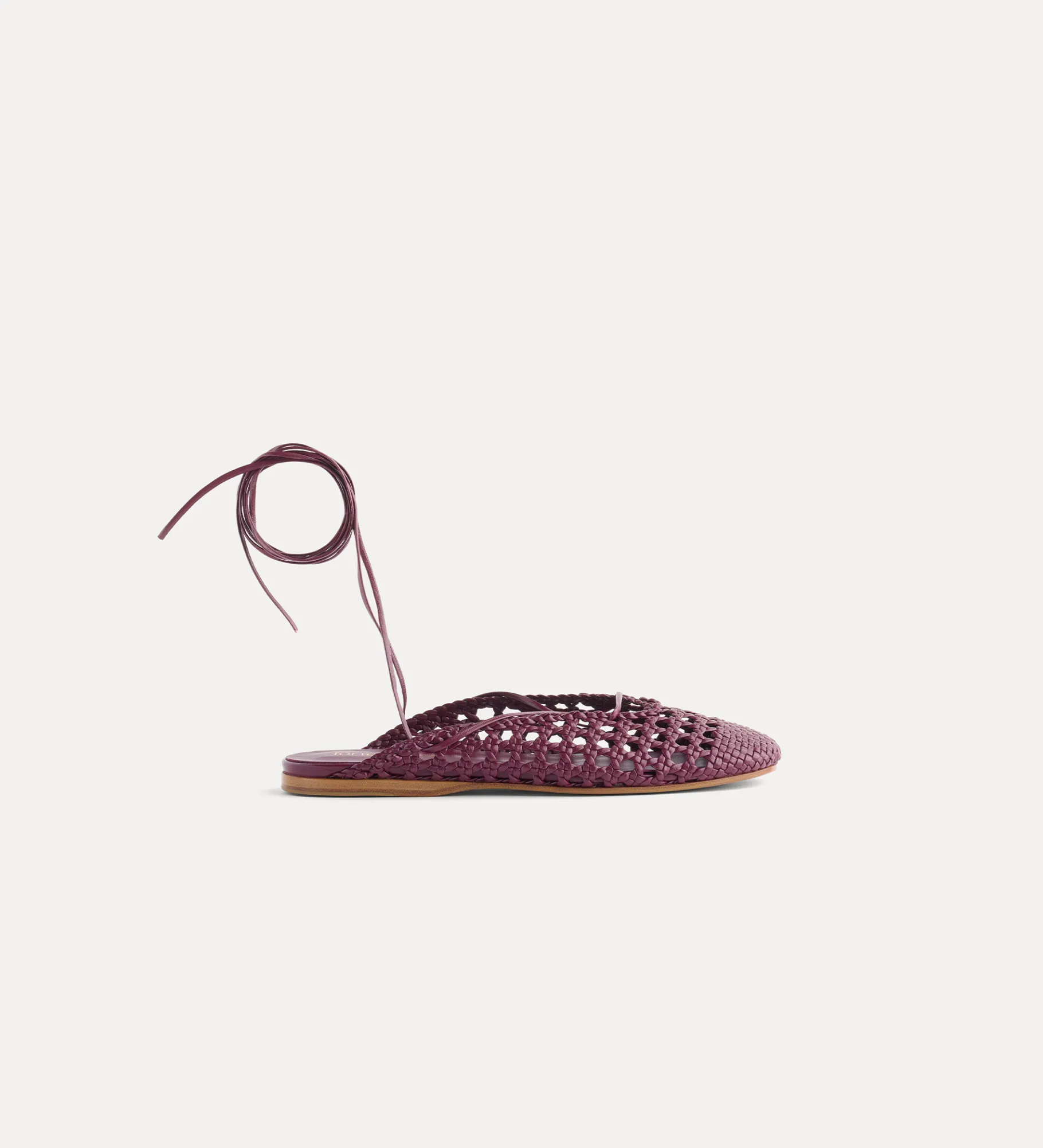 forte_forte woven backless slipper ruby^ Shoes